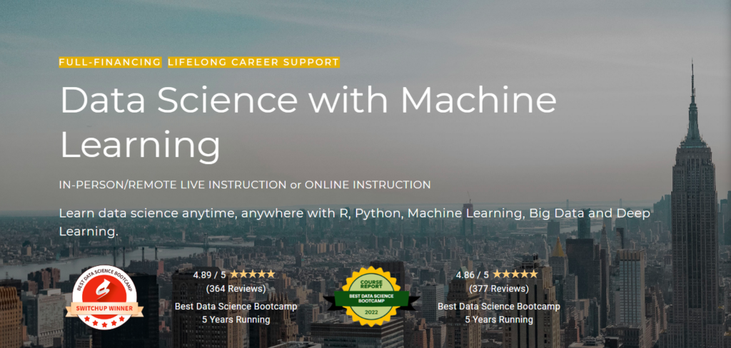 The NTC data science academy bootcamp.