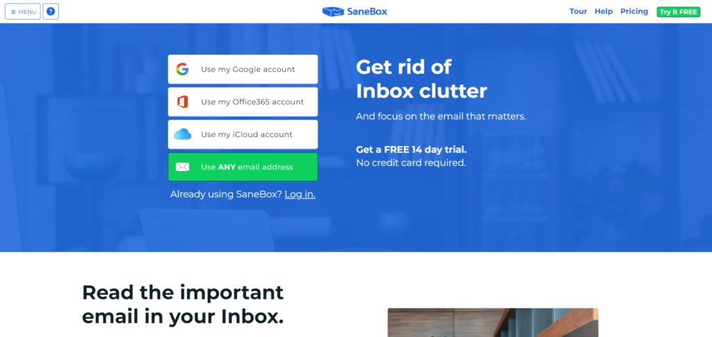 AI Apps for Email Management - SaneBox