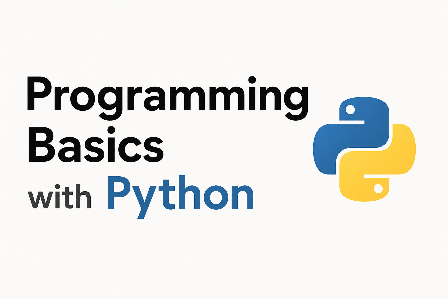 Programming Basics with Python