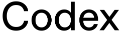 Codex Wordmark - Black - 243x64 - zonalogo.com