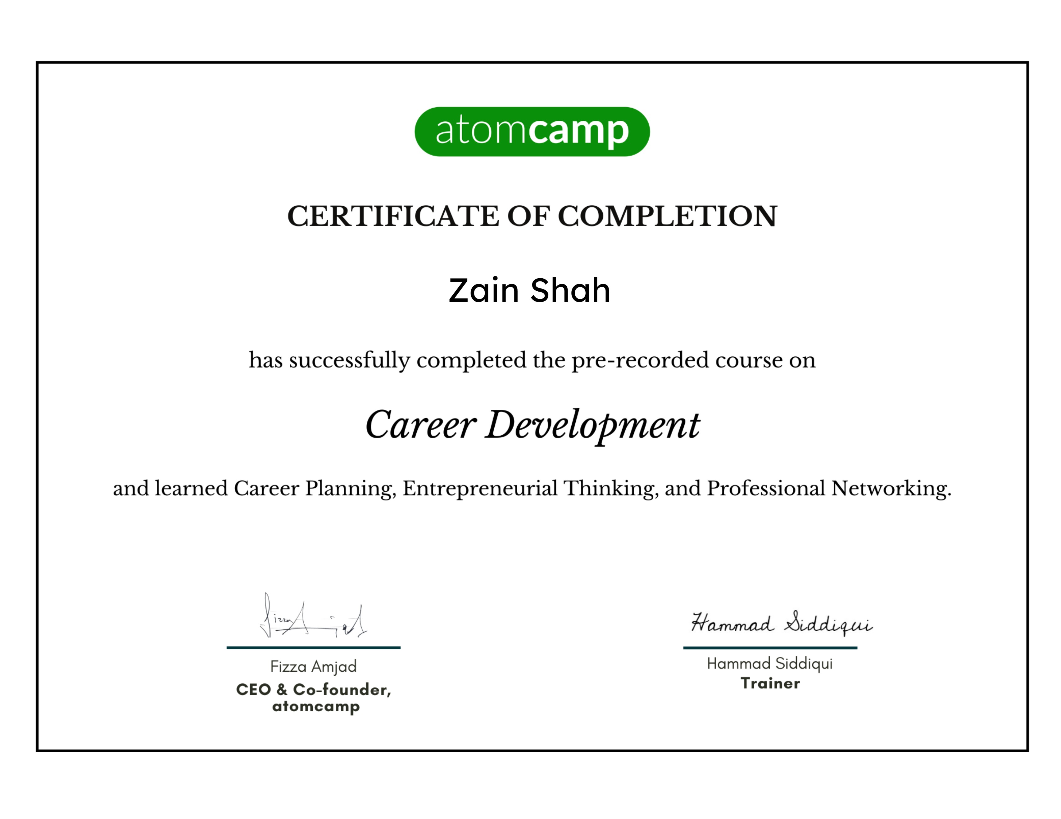 Career Development