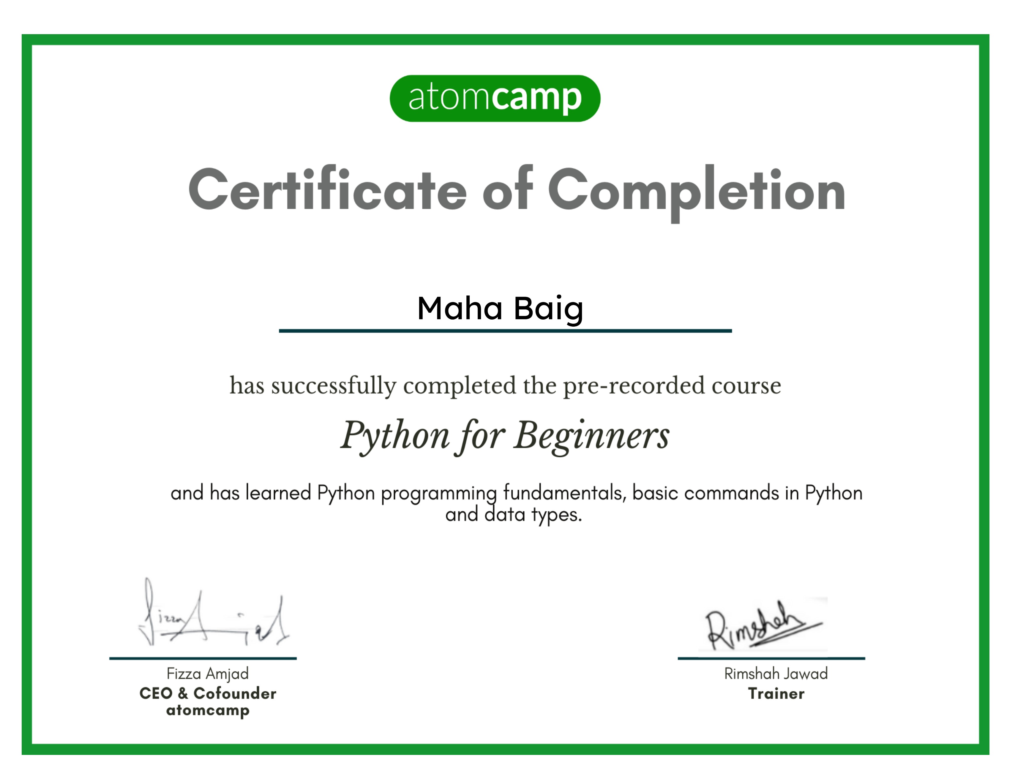 Python for Beginners