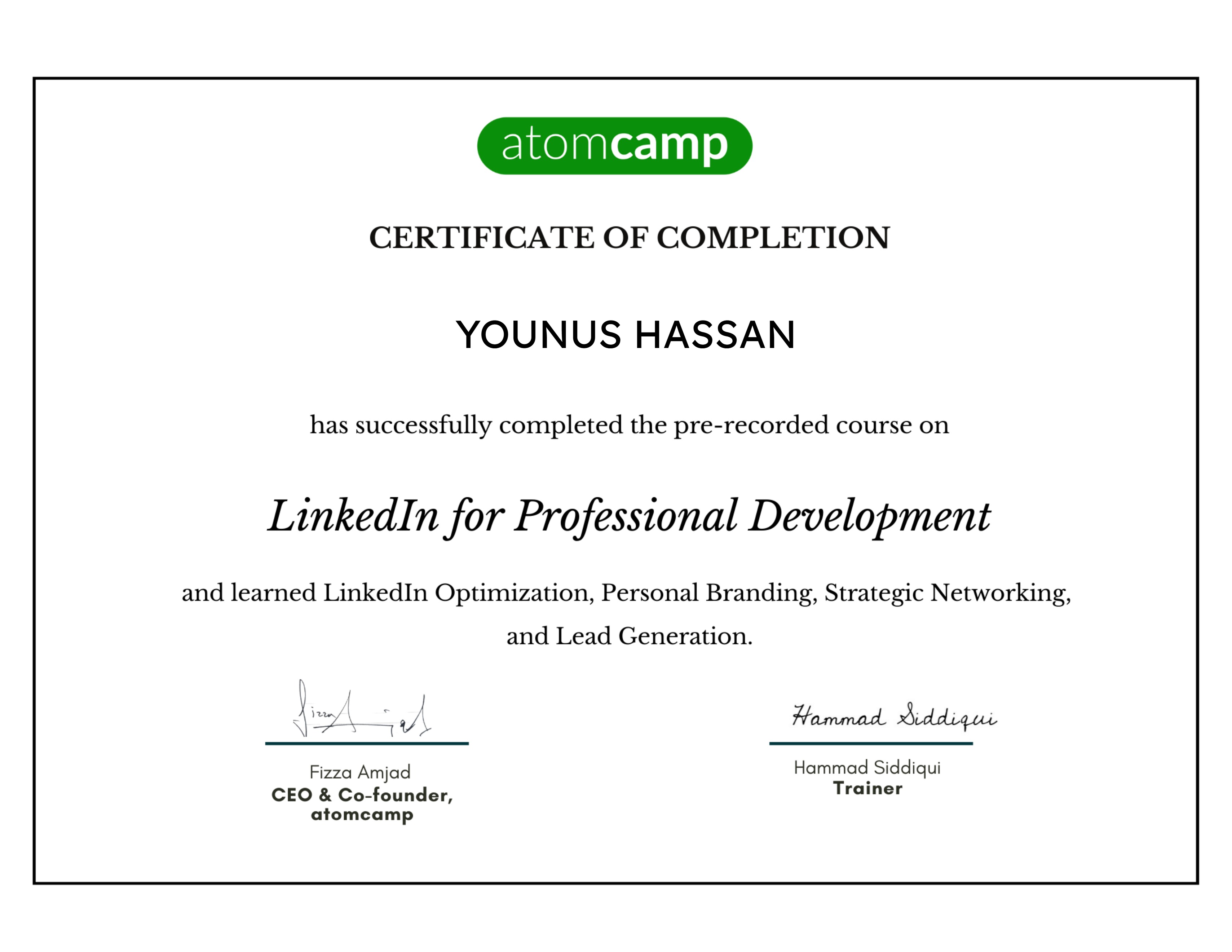Linkedin for Professional Development