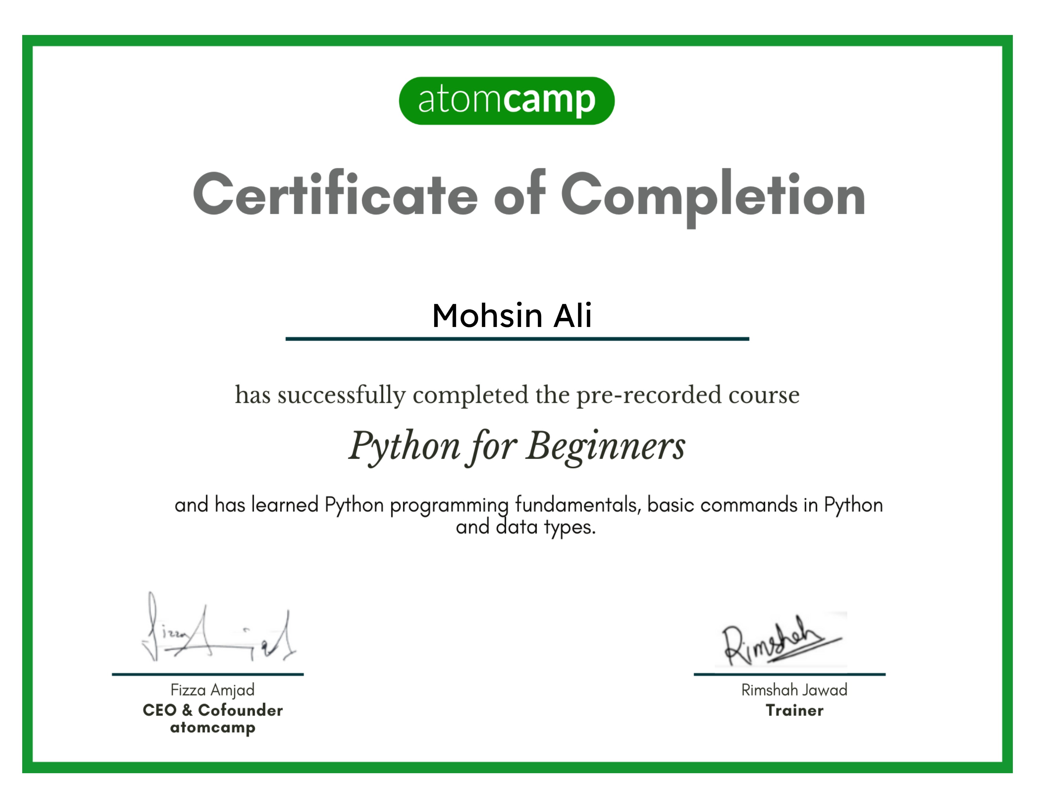 Python for Beginners