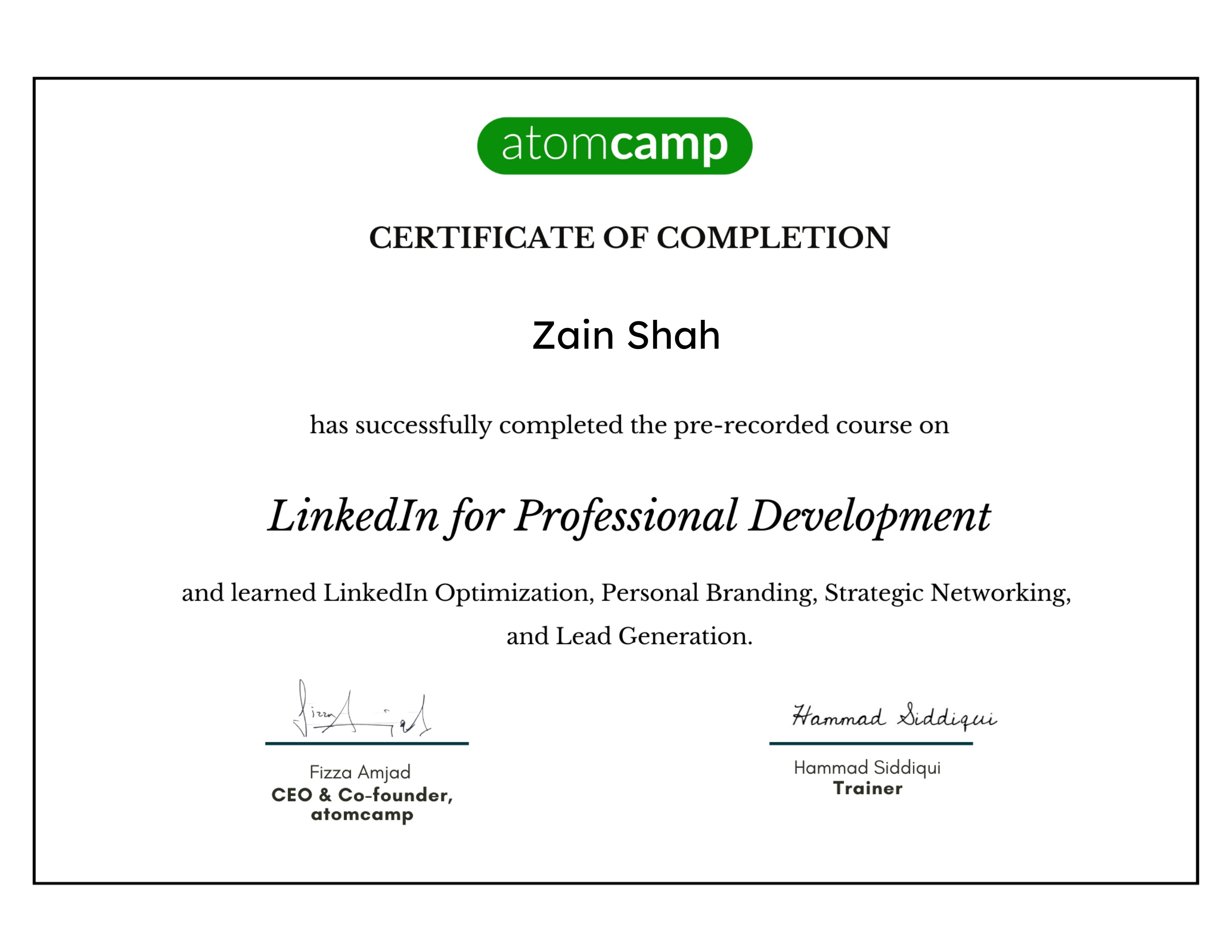 Linkedin for Professional Development